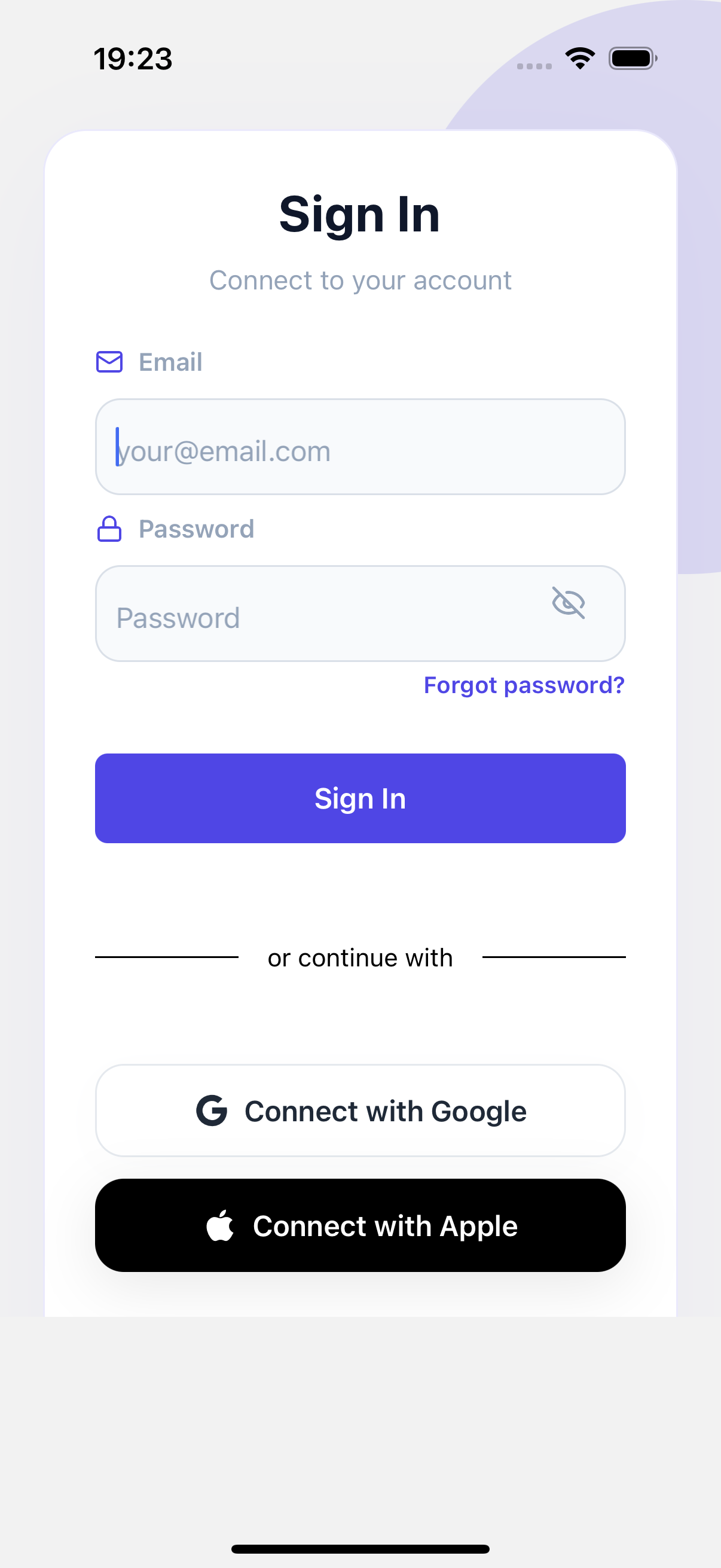 CardCraft welcome screen